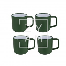 Pack 4 Tazas Kampa Verde Fern