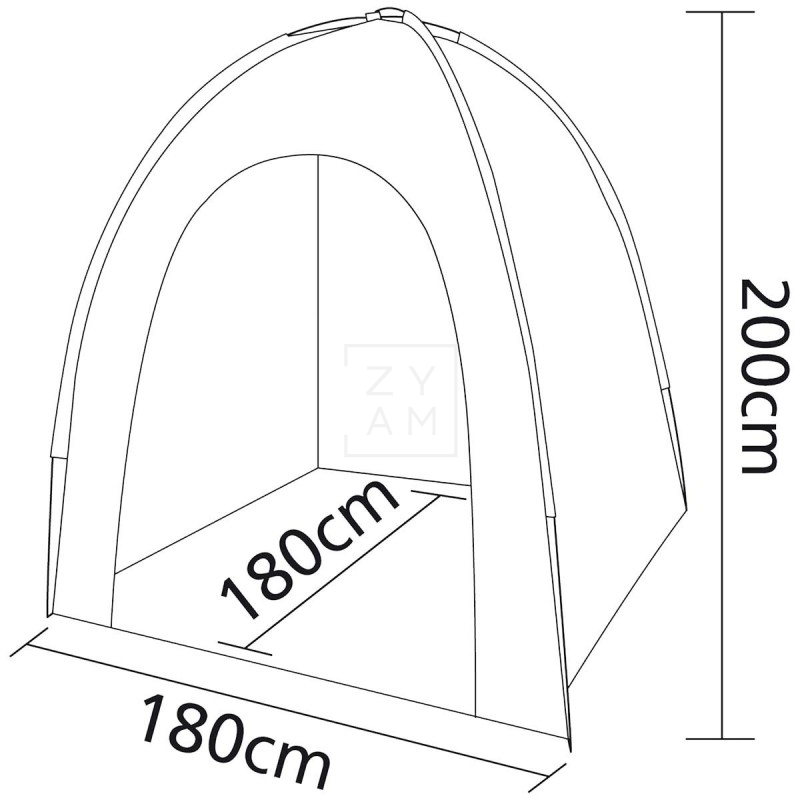 Tienda Trastero M 180/180/200