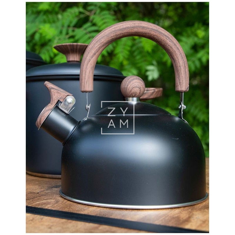 Hervidor Silbador Kettle 1,2 L de Acero Inoxidable - Compacto y Práctico