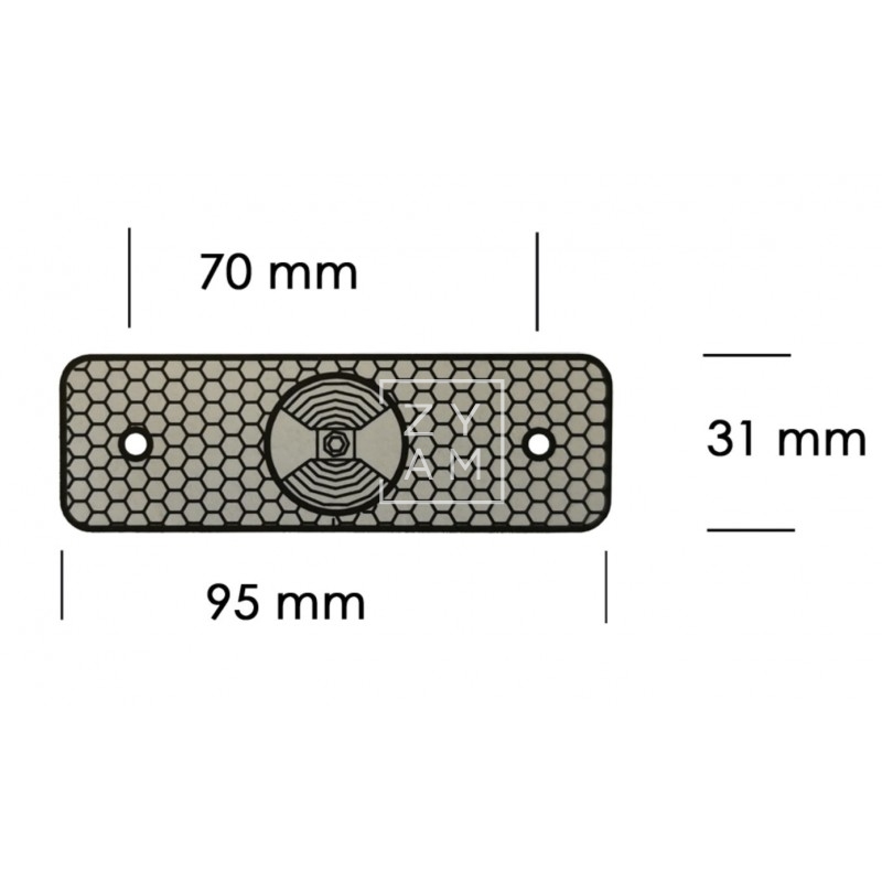 Piloto Lateral Ambar Flatpoint Aspock