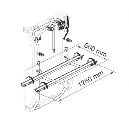 Portabicicletas Carry-Bike Frame Fiamma – Resistencia y Versatilidad