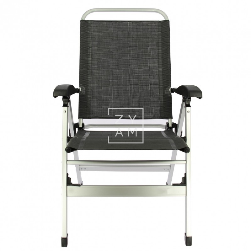 Sillón Plegable Confort Gris con Respaldo en 7 Posiciones