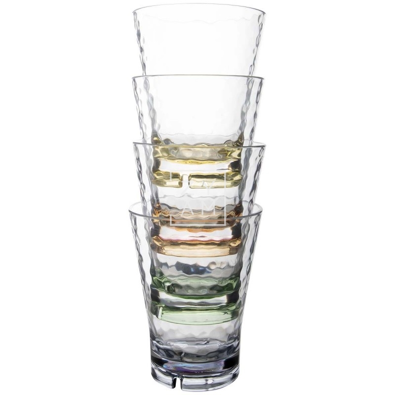 Pack 4 Vasos 350 Ml Arbois Pastel Collection