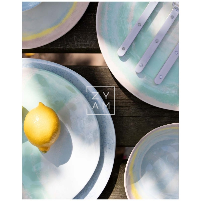 Conjunto 12 Pz. Melamina Pastel Collection