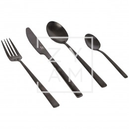 Set Cubiertos 16 Pz. Ballona Black