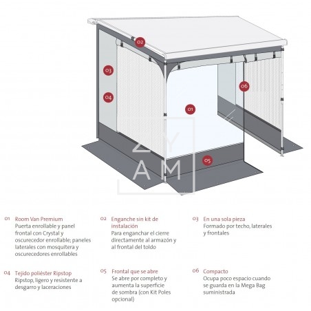 Fiamma Privacy Room Van Premium F40