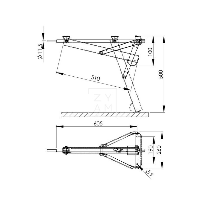 Pata Caravana Ultraligera 605 (690)