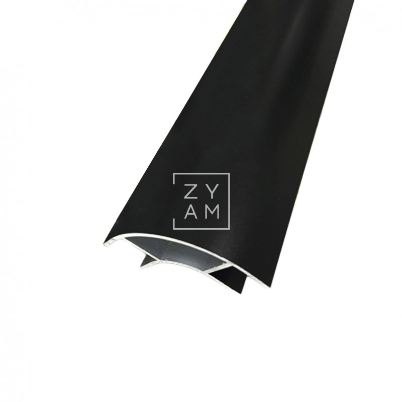 Perfil Unión 90º Aluminio 15mm Negro Mate