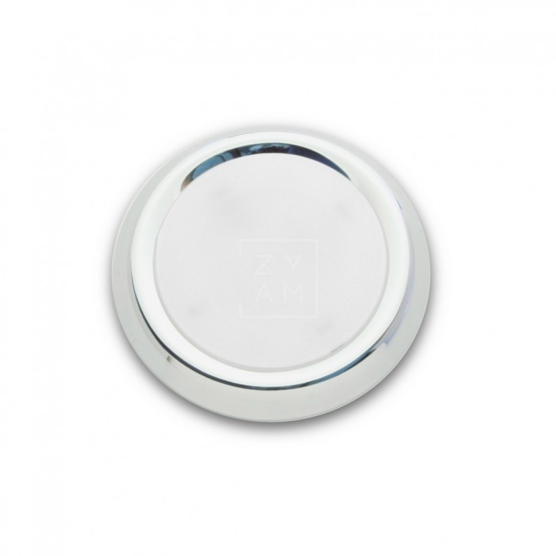 Plafón LED Cromado Orbe