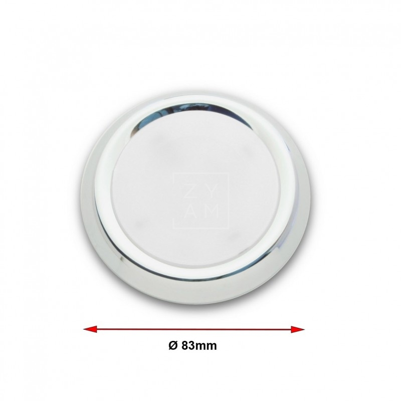 Plafón LED Cromado Orbe