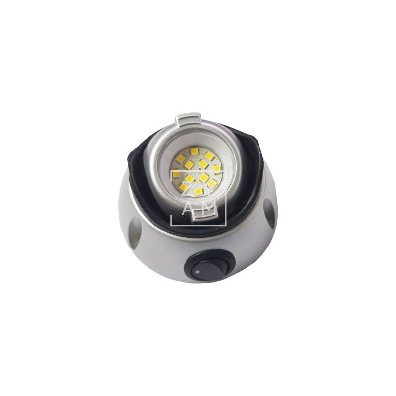 Foco LED Basculante Gris 1W