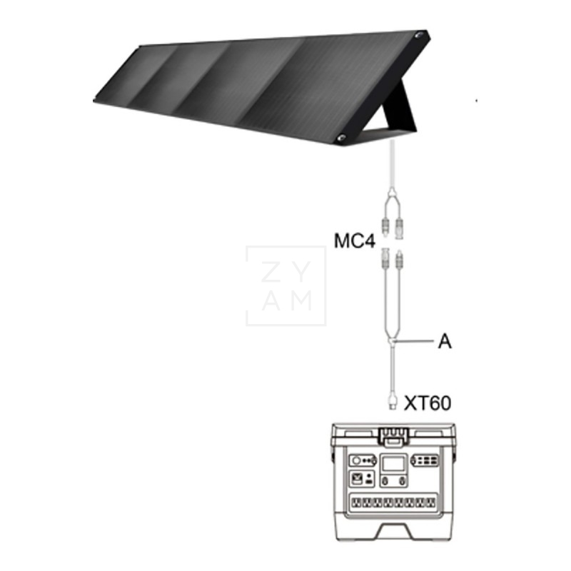 Cable XT60-MC4 Genergy 50cm
