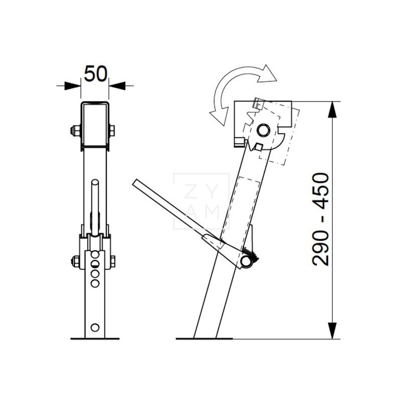 Martinetes Estabilizadores 29-45cm