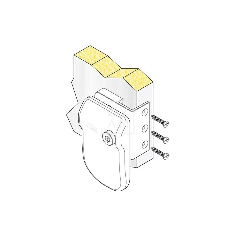 Cerradura Safe Door Frame Gris