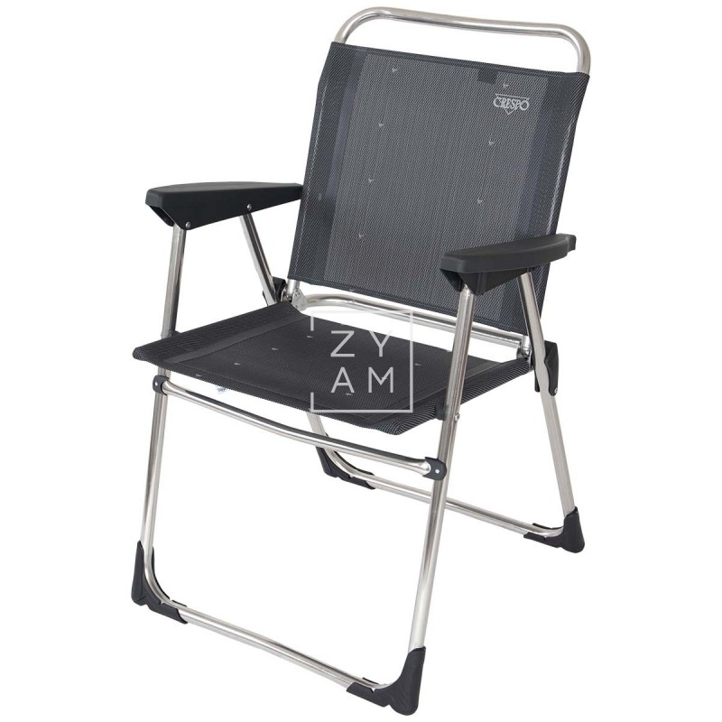 Sillón Plegable Fijo Crespo AL-219-M Gris Oscuro