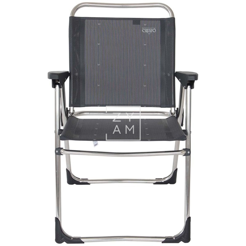 Sillón Plegable Fijo Crespo AL-219-M Gris Oscuro