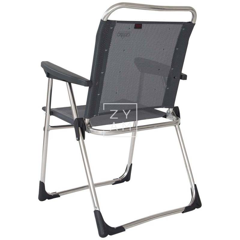 Sillón Plegable Fijo Crespo AL-219-M Gris Oscuro