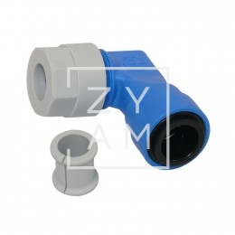 Racor Codo Azul JG 12mm para Truma