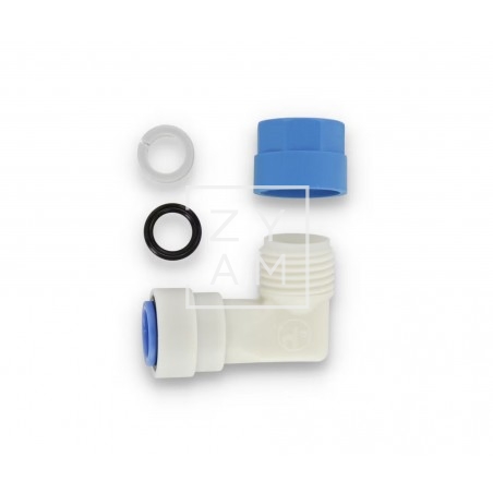 Racor Codo Azul JG 12mm para Truma Racor Codo Azul JG 12mm para Truma