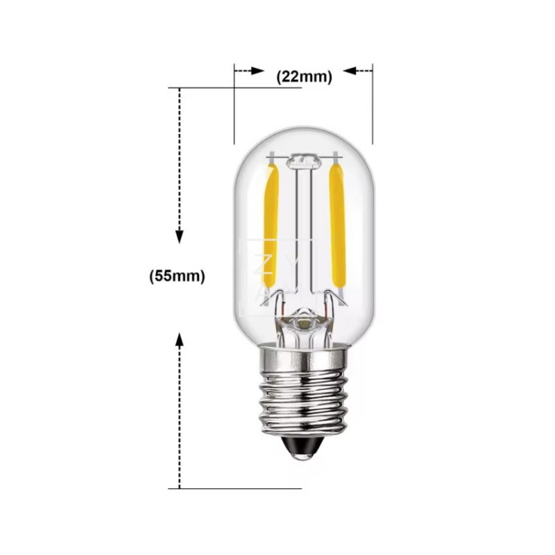Bombilla LED Filamento Vintage Tubular E14 1W 12V