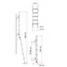 Escalera Fiamma Deluxe 5D Escalera Fiamma Deluxe 5D