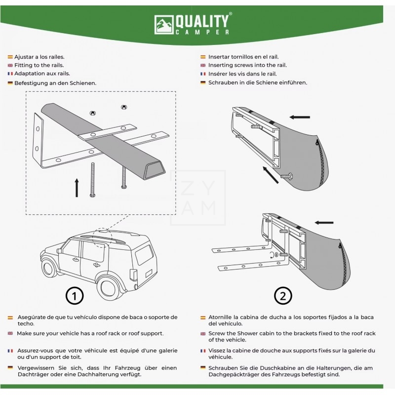 Cabina Ducha Quality Camper