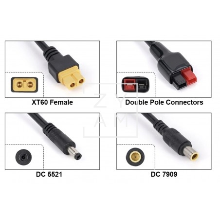 Cable Estación Energía 4 en 1 a MC4