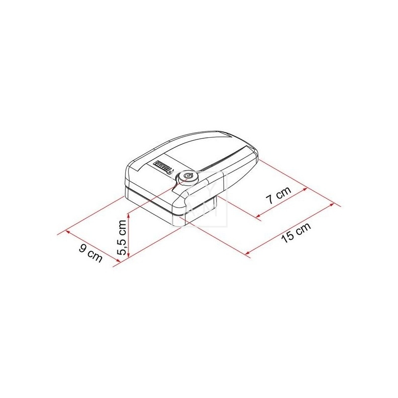 CERRADURA SAFE DOOR GRIS 08021-01G