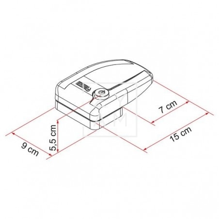 CERRADURA SAFE DOOR GRIS 08021-01G CERRADURA SAFE DOOR GRIS 08021-01G