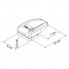CERRADURA SAFE DOOR GRIS 08021-01G CERRADURA SAFE DOOR GRIS 08021-01G