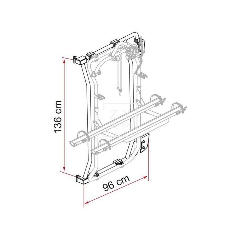Kit Anclaje Fiamma Carry-Bike Frame Ducato