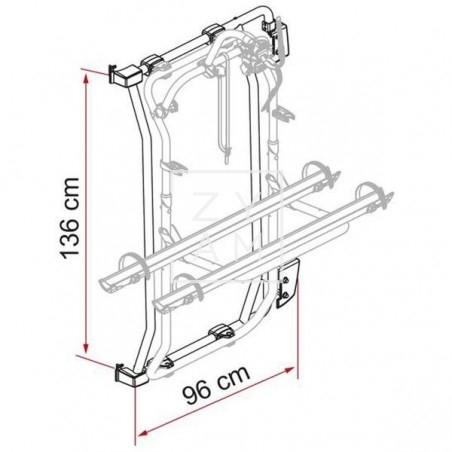 Kit Anclaje Fiamma Carry-Bike Frame Ducato Kit Anclaje Fiamma Carry-Bike Frame Ducato