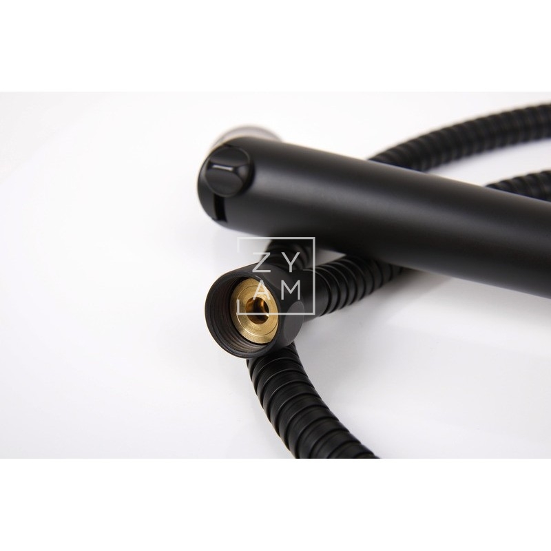 Ducha Flexo 1/2 Pure Black Luxe