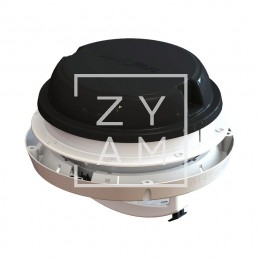 Aireador MaxxFan Dome Plus Negro Led