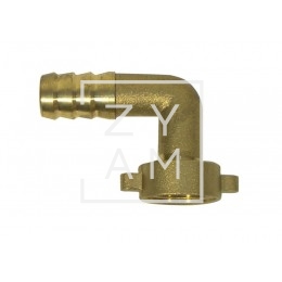 Racor Curvo 1/2 x 12 Latón Cozy