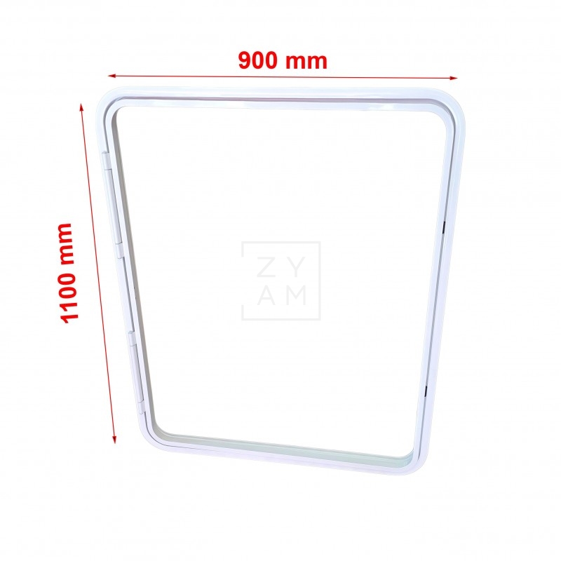 Portón Aluminio Garaje 900 X 1100
