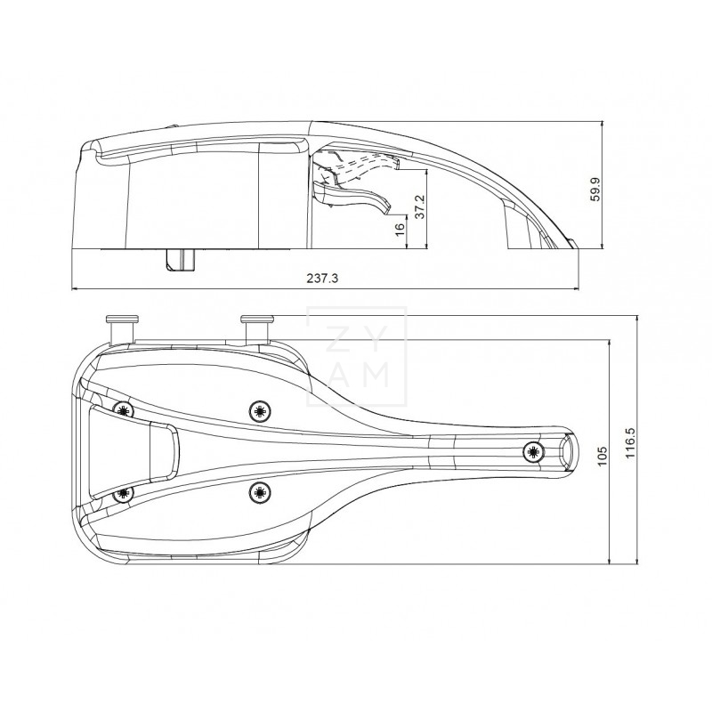 Cerradura Autocaravana Zadi Edge