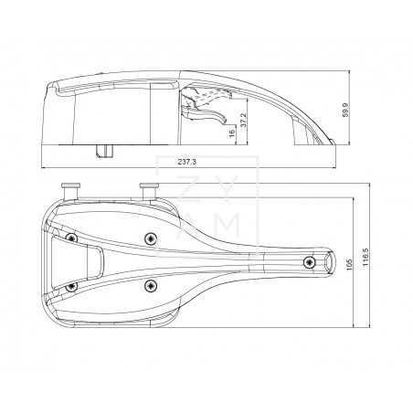 Cerradura Autocaravana Zadi Edge Cerradura Autocaravana Zadi Edge