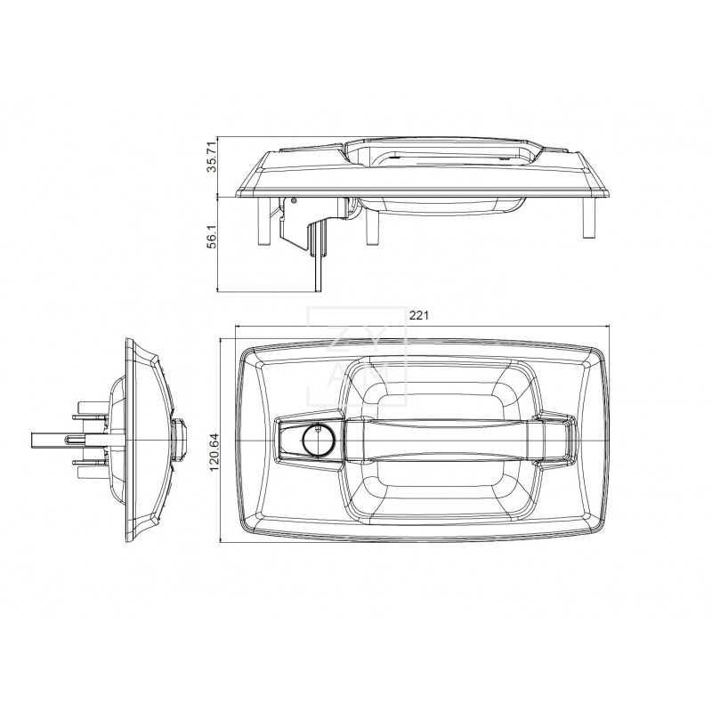 Cerradura Autocaravana Zadi Edge