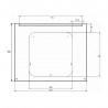 Ventana Polyplastic Ducato x250 Trasera 816X650 / 490x500 Ventana Polyplastic Ducato x250 Trasera 816X650 / 490x500