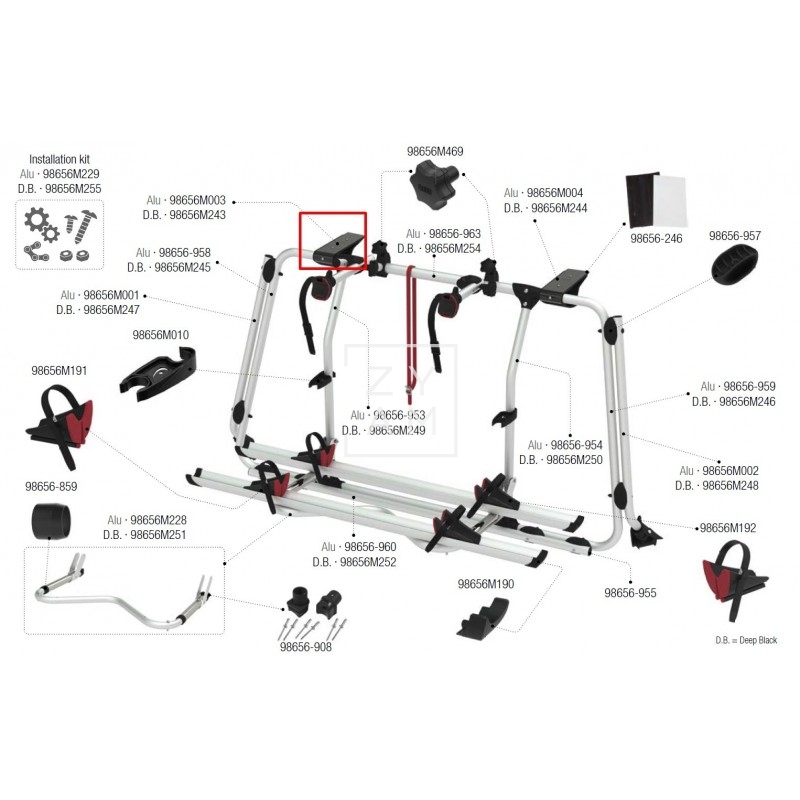 Enganche Superior Izquierdo VW T6 PRO
