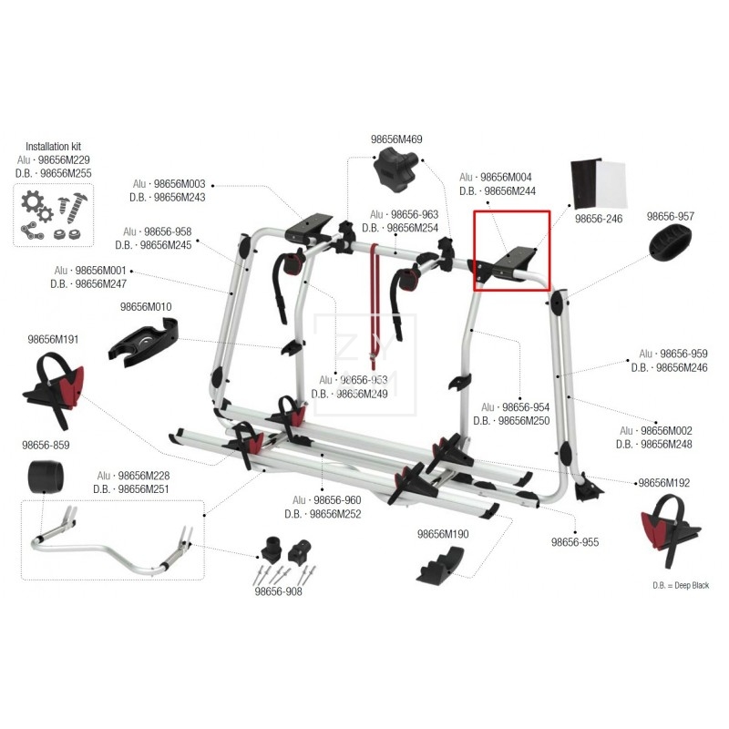 Enganche Superior Derecho VW T6 PRO