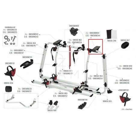 Enganche Superior Derecho VW T6 PRO Enganche Superior Derecho VW T6 PRO