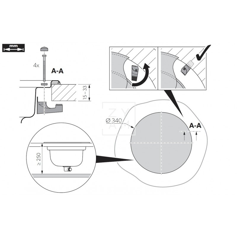 Seno Dometic CVS1350RG