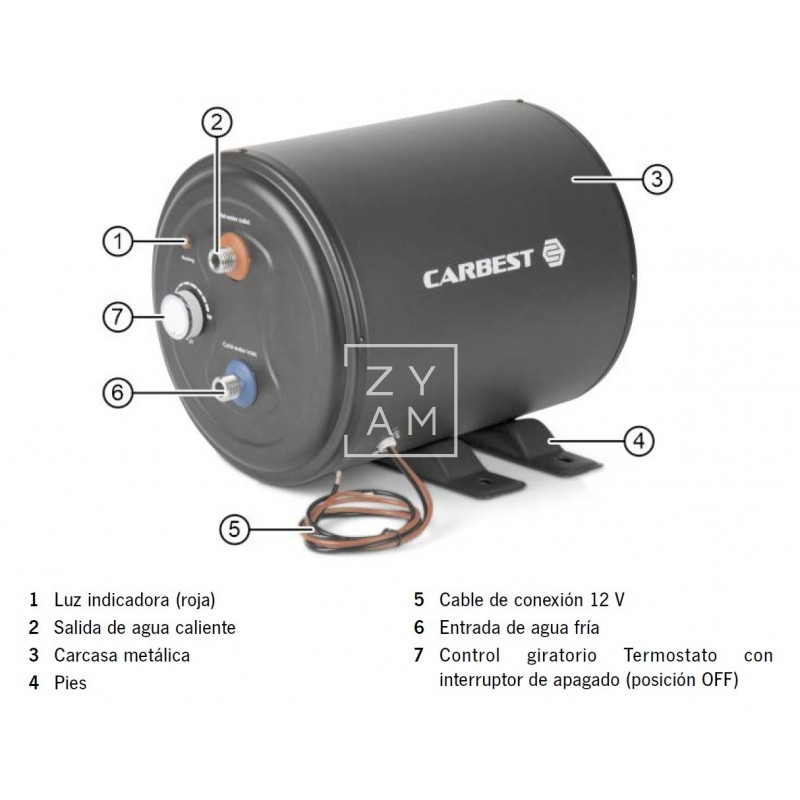 Termo CozyWater 8 Litros 12V