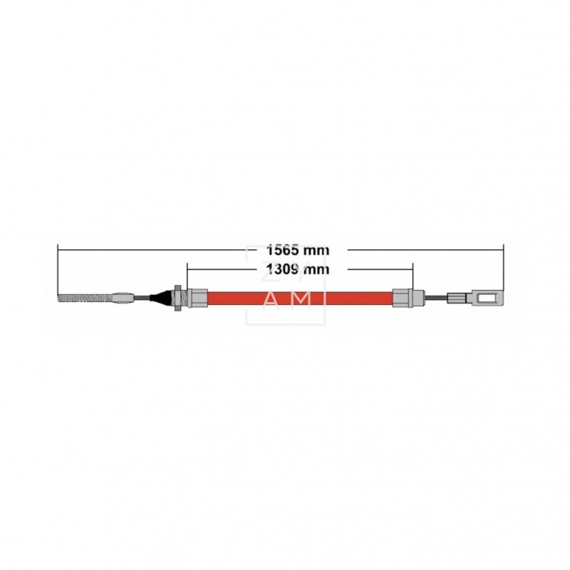Cable Freno ALKO 208.880.04.02 HL 1309