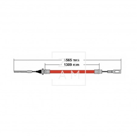 Cable Freno ALKO 208.880.04.02 HL 1309