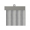 Cortina Cordon Negro/Plata 60X190 Cortina Cordon Negro/Plata 60X190