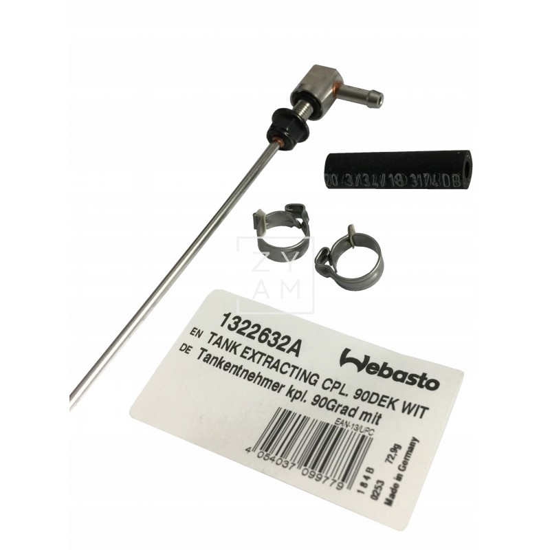 Espadín 90 Grados Webasto 455mm