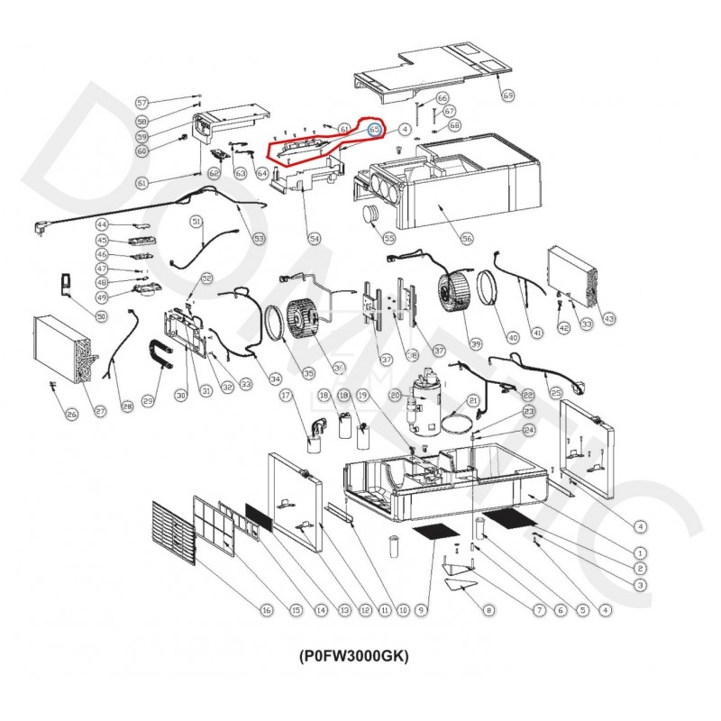Placa Electrónica Principal Freshwell 3000
